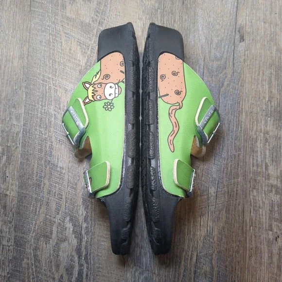 Birkis by Birkenstock Woodby Green Horse Arizona EUR 39 US Women 8 Men 6 Rare - Picture 10 of 13